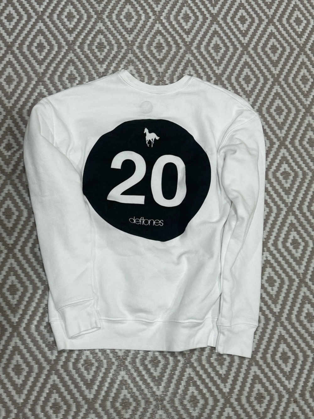 Deftones 20th Anniversary Band Sweatshirt Rock Band Size Small